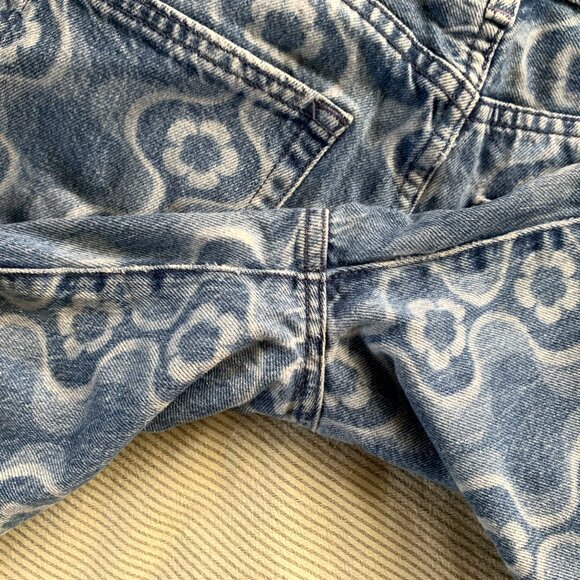 Aritzia Sunday Best Flower Print Jeans - 6 - Picture 8 of 12